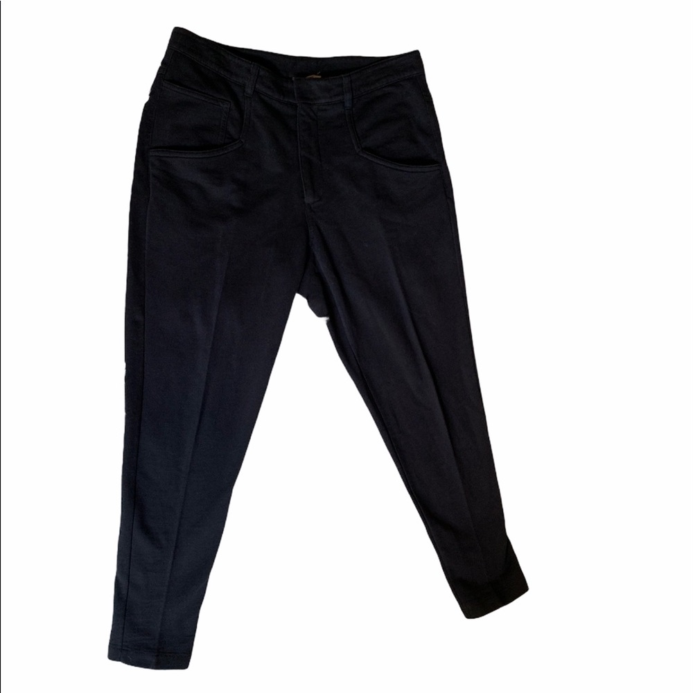 Helmet Lang Black Cotton Pants Size Medium - Picture 2 of 8